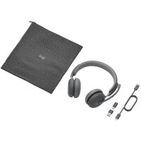 Logitech HEADSET ZONE WIRELESS 2 UC GRAPHITE UC - 2.4GHZ/BT EMEA-914 - A00174 A00172 NO STAND - Headset