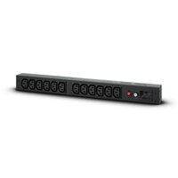 CyberPower Systems CyberPower PDU20BHVIEC12R - Standard - 1U - Horizontal/Vertical - Schwarz - 12 AC-Ausgänge - C13-Koppler