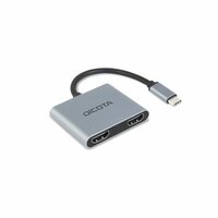 Dicota D USB-C Portable 4-in1 Docking Station 4K HDMI PD...