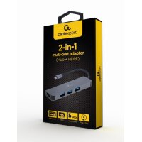 Gembird A-CM-COMBO2-01 - USB 3.2 Gen 1 (3.1 Gen 1) Type-C...