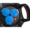 Brennenstuhl 1169710100 - 10 m - Draußen - IP44 - Kunststoff - Gummi - Schwarz - Rot - 3 AC-Ausgänge