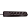 Brennenstuhl Eco-Line - 6 AC-Ausgänge - Typ H - Schwarz - 1,5 m - 330 mm