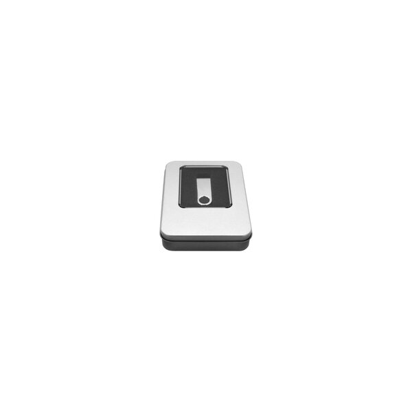 MEDIARANGE BOX902 - Aufbewahrungsbox - Silber - Rechteckig - Aluminium - Kunststoff - Stahl - Monochromatisch - Schwarz
