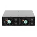 Delock 5.25? Wechselrahmen für 4 x 2.5? U.2 NVMe SSD mit abschließbaren Trays - 13,3 cm (5.25") - Speicherlaufwerkbehälter - Schwarz - NVMe - 2.5" - Aluminium