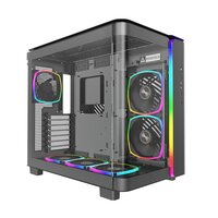 MONTECH King 95 Pro Midi-Tower Tempered Glass ARGB - schwarz - Midi/Minitower - ATX