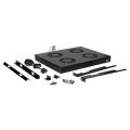 Equip Lüftermodul 19" für Serverschränke 4xLüfter RAL9005 - Zubehör Stromversorgung - 0,12 m