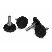 Equip Fuesse für Serverschränke 4Stk 60mm schwarz
