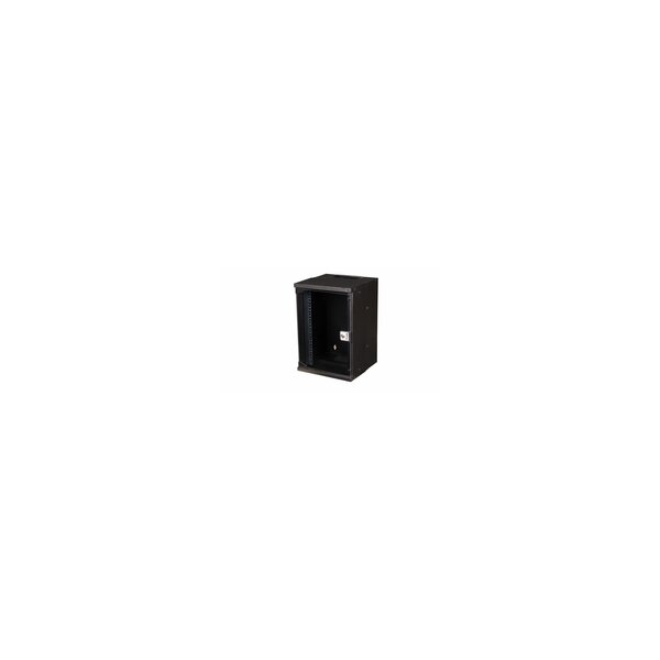 Equip 10" Wandgehäuse Glastür Eco 300x300mm 9U schwarz - Gehäuse - 10"