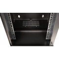 Equip 10" Wandgehäuse Glastür Eco 300x300mm 9U schwarz - Gehäuse - 10"