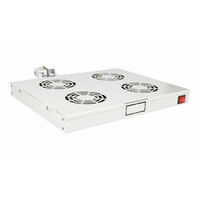 Equip Lüftermodul 19" für Serverschränke 4xLüfter RAL7035 - Zubehör Stromversorgung - 0,12 m