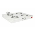 Equip Lüftermodul 19" für Serverschränke 4xLüfter RAL7035 - Zubehör Stromversorgung - 0,12 m