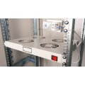 Equip Lüftermodul 19" für Serverschränke 4xLüfter RAL7035 - Zubehör Stromversorgung - 0,12 m