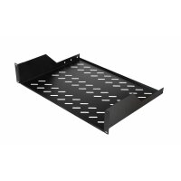 Equip Fachboden fest 19" für Serverschränke 2U 80cm sw - 0,8 m