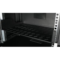 Equip Fachboden fest 19" für Serverschränke 2U 80cm sw - 0,8 m