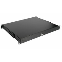 Equip Schublade 19" für Serverschränke 1U abschließbar sw - Zubehör Stromversorgung - 0,48 m