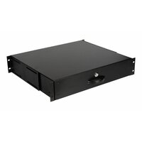 Equip Schublade 19" für Serverschränke 2U abschließbar sw - Zubehör Stromversorgung - 0,48 m