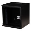 Equip Wandgehäuse 10" 06U 300x300mm Glastür schwarz - Gehäuse - 10"
