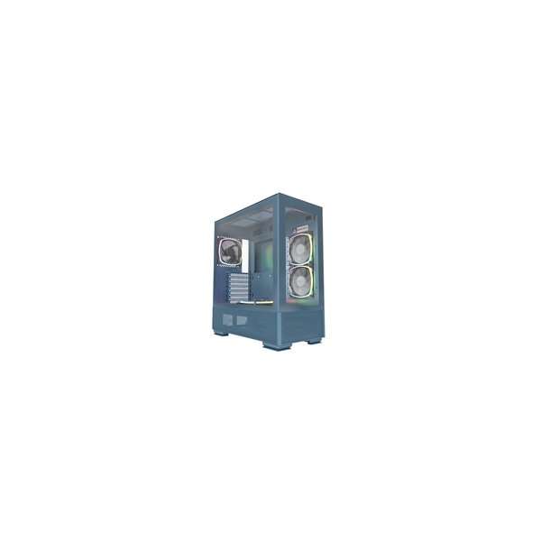 MONTECH SKY TWO Midi-Tower - blau M - Midi/Minitower - Midi/Minitower - ATX