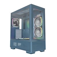 MONTECH SKY TWO Midi-Tower - blau TWO M - Midi/Minitower