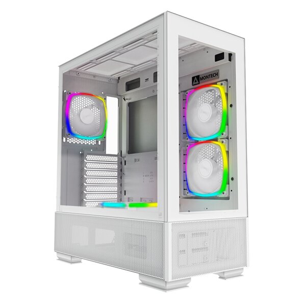 MONTECH Sky TWO - Midi Tower - PC - Weiß - ATX - micro ATX - Gaming - Multi