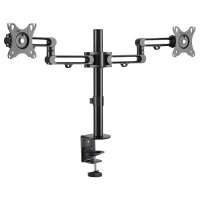 StarTech.com Doppel Monitorarm zur Tischmontage - Schreibtischklemme - VESA-kompatible Mon