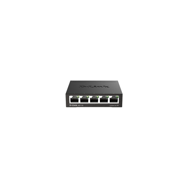 D-Link DGS-105 - Unmanaged - L2 - Gigabit Ethernet (10/100/1000) - Vollduplex