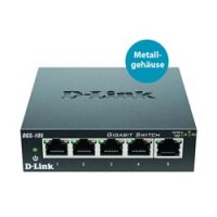 D-Link DGS-105 - Unmanaged - L2 - Gigabit Ethernet (10/100/1000) - Vollduplex