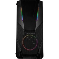 Inter-Tech IT-3303 HORNET, Tower, PC, Schwarz, ATX, ITX,...