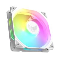 ASUS Tuf Gaming Tr120 Argb weiß/transparent 120 mm - Gehäuse-Lüfter - 29 dB