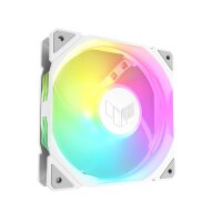 ASUS Tuf Gaming Tr120 Argb weiß/transparent 120 mm - Gehäuse-Lüfter - 29 dB