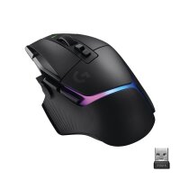 Logitech G G502 X Plus, rechts, Optisch, RF Wireless,...