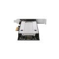 Icy Dock MB840M2P-B - PCIe - M.2 - PCIe 3.0 - Schwarz - Silber - Passiv - 32 Gbit/s