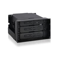Icy Dock MB830SP-B, HDD-Gehäuse, 3.5", SAS, SATA, 6 Gbit/s, Hot-Swap, Schwarz