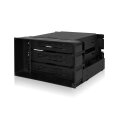 Icy Dock MB830SP-B - HDD-Gehäuse - 3.5" - SAS - SATA - 6 Gbit/s - Hot-Swap - Schwarz