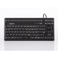 GETT TKG-086-MB-IP68-Black, Mini, USB, Mechanischer Switch, QWERTZ, Schwarz