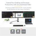 StarTech.com USB-C Multiport Adapter - 3 Monitor Laptop Dockingstation 2x 4K 60Hz + 1x 4K 30Hz HDMI & DisplayPort - 3x USB-A - 100W PD - GbE - Reisedock/Docking Station - Thunderbolt3/4 Dock - Windows & ChromeOS - Kabelgebunden - USB 3.2 Gen 2 (3.1 Gen 2)