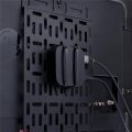 StarTech.com TV-Zubehör Universal Wandhalterung - Verstellbare Halterung TV- und Wand - Mediaplayer / FritzBox / Router / Modem / Apple TV - Kabelboxhalterung hinter dem Fernseher - 5 kg - Schwarz - Stahl - 5 kg - RoHS - 224 mm - 86 mm