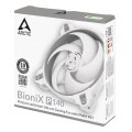 Arctic BioniX P140 (Grau/Weiß) - 140 mm PWM PST Gaming Lüfter optimiert für statischen Druck - Ventilator - 14 cm - 1950 RPM - 0,45 Sone - 77,6 cfm - 131,92 m³/h