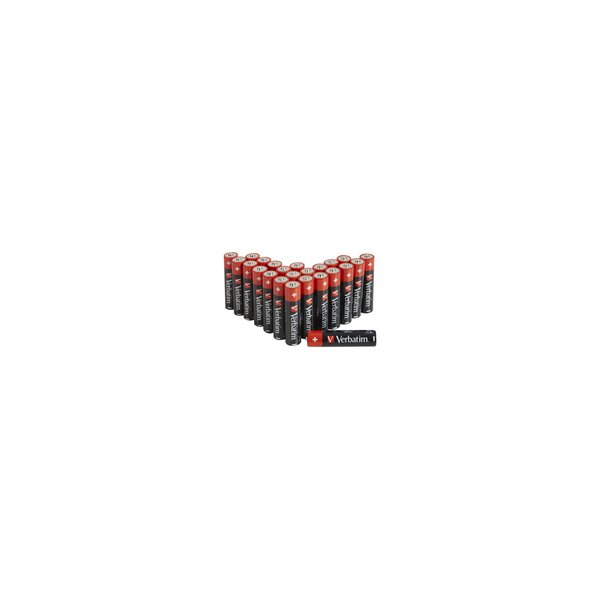 Verbatim 49505 - Einwegbatterie - AA - 1,5 V - 24 Stück(e) - -18 - 50 °C - 50,5 mm