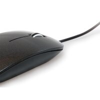 Conceptronic Optische Tischmaus, Beidhändig, Optisch, USB Typ-A, 800 DPI, Schwarz, Grau