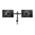 Equip 650152 13"-27" Bewegliche Dual Monitor/LCD-Tischhalterung - Klemme - 16 kg - 33 cm (13") - 68,6 cm (27") - 100 x 100 mm - Schwarz