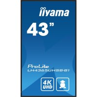 Iiyama ProLite LH4365UHSB-B1 - 43" Diagonalklasse - Flachbildschirm (TFT/LCD) - 108 cm