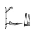 Equip Tischhalterung 17"-32"/1TFT 8kg 360°+Nb.halter. sw lite Retail
