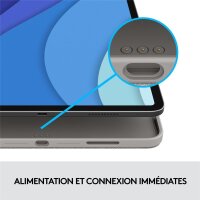 Logitech Combo Touch for iPad Pro 12.9-inch (5th generation), QWERTY, UK International, Trackpad, 1,9 cm, 1 mm, Apple
