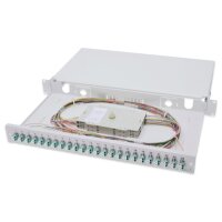 DIGITUS LWL Spleißbox, bestückt, LC, OM3
