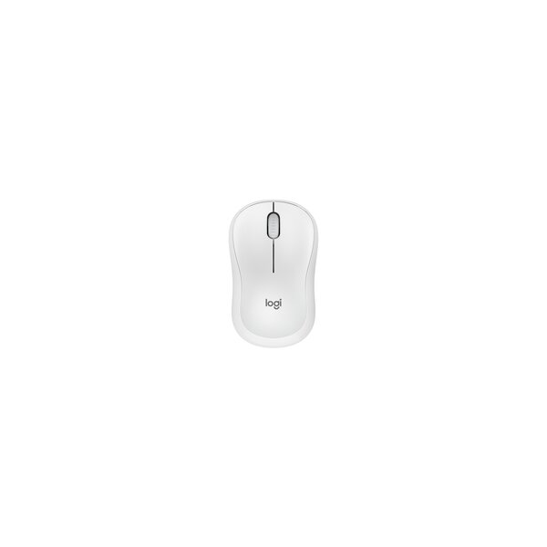 Logitech M240 Silent - Beidhändig - RF Wireless + Bluetooth - Weiß