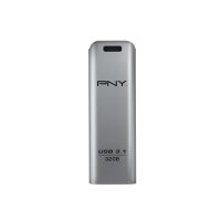PNY FD32GESTEEL31G-EF - 32 GB - 3.2 Gen 1 (3.1 Gen 1) - 20 MB/s - Dia - Edelstahl