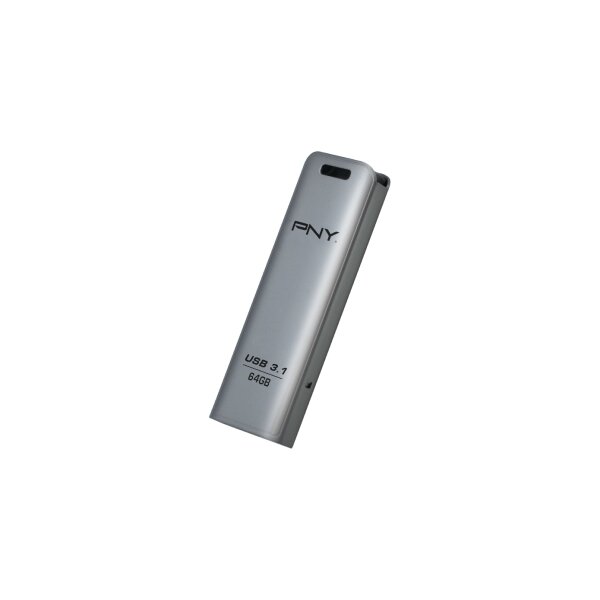PNY FD64GESTEEL31G-EF - 64 GB - 3.2 Gen 1 (3.1 Gen 1) - 20 MB/s - Dia - Edelstahl