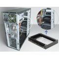Delock 3.5? Einbaurahmen für 2.5? SATA Laufwerk schwarz - 8,89 cm (3.5") - Speicherlaufwerkbehälter - Schwarz - 2.5" - Serial ATA III - Kunststoff