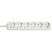 Lindy 73102 Innenraum 6AC outlet(s) Weiß Verlängerungskabel